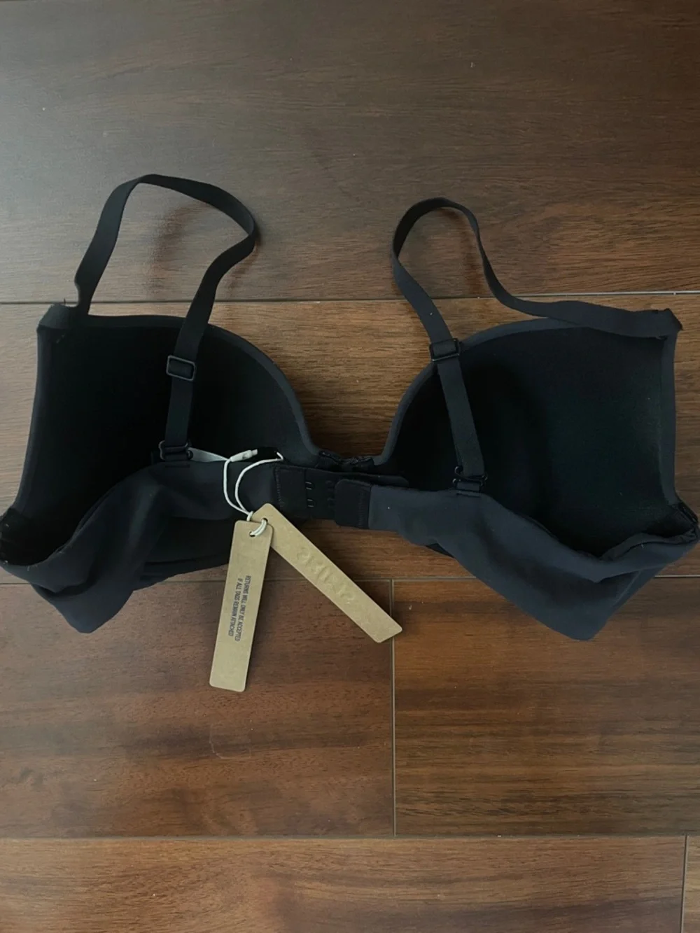 NWT SKIMS Fits Everybody T-Shirt Bra | Onyx Black | 34B